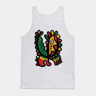 Reggae Twins Graffiti Art Tank Top